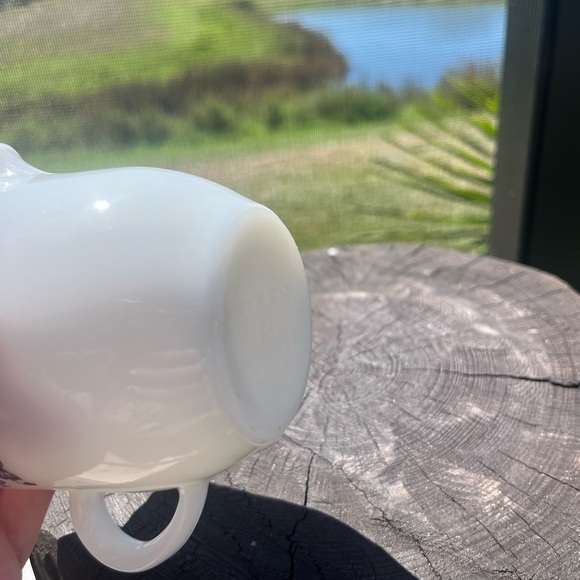 Corelle Corning Pyrex Glass Old Town Blue Onion Creamer 5 ounce Vintage USA - Picture 7 of 10